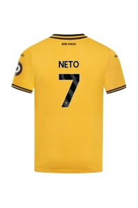 Wolves Pedro Neto #7 Jalkapallovaatteet Kotipaita 2024-25 Lyhythihainen